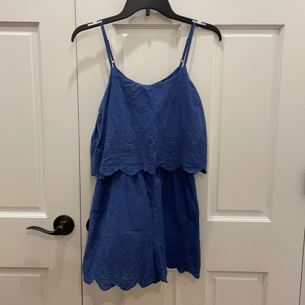 Xhilaration Small blue romper.